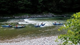 Extremalny spływ Dunajcem  Szczawnica spływy kajakowe rafting [upl. by Brenden]