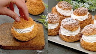 Choux craquelin the recipe for the beautiful and delicious desserts [upl. by Sibilla760]