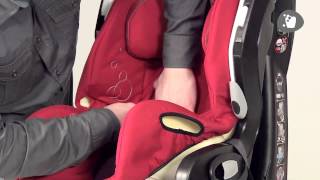 MaxiCosi l Axiss car seat l How to remove amp replace the cover [upl. by Phira]