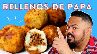 How to Make Rellenos de Papa Puerto Rican Style  Rellenos de Papa [upl. by Dorlisa177]