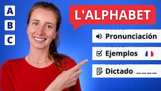 El Abecedario  El Alfabeto Francés Y Su Pronunciación 🇫🇷 Ejemplos  Dictado [upl. by Leiuqese]