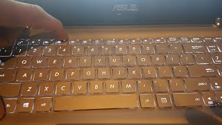 How to Turn OnOff Keyboard Back light And Screen Brightness Asus Laptops [upl. by Juliano]