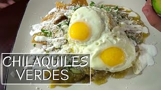 Chilaquiles Verdes con Huevo  La Capital [upl. by Rafaelof]