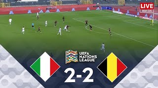 Italy vs Belgium  UEFA Nations League 2024 Full Match [upl. by Nimref]