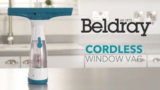 BELDRAY WINDOW VAC CORDLESS  BEL0749N [upl. by Nauqel337]