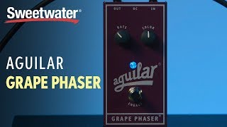 Aguilar Grape Phaser Bass Pedal Demo [upl. by Trevlac820]