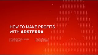 Adsterra Onboarding for Advertisers [upl. by Kerwinn]