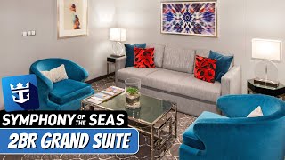 Symphony of the Seas  Grand Suite  2 Bedroom Full Tour amp Review 4K  Royal Caribbean Cruise Line [upl. by Esbenshade660]