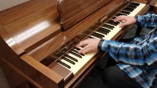 Baldwin Acrosonic French Walnut Spinet piano [upl. by Esiuolyram]