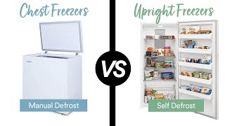 Chest Freezer vs Upright Freezer [upl. by Arataj357]