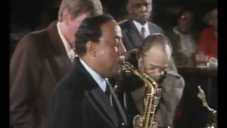 Arnett Cobb plus Lou Donaldson Jimmy Ford amp Calvin Owens Live Take The A Train 1986 [upl. by Anawahs]