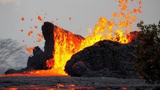 Scenes from the Volcanic Eruption in Hawaii Lava Ash and Toxic Fumes [upl. by Ynnav]