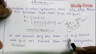 Reflexivity Symmetry and Transitivity amp Equivalence Relation  Discrete Mathematics [upl. by Carpio]