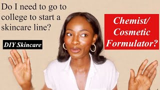 HOW TO BECOME A COSMETIC CHEMIST  Difference between a Skincare Chemist and an athome Formulator [upl. by Claude]