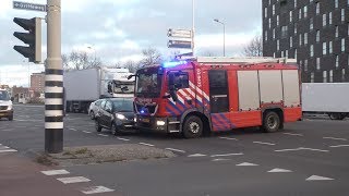 P1 Brandweer Rijopleiding Krijgt aanrijding tijdens spoedrit in Groningen [upl. by Reine166]