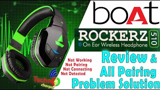 how to reset boat rockerz  boat headphones not working  boat rockerz 510 connection problem [upl. by Ecirahc346]