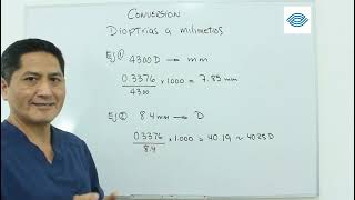 DIOPTRIAS A MILIMETROS [upl. by Tremann]