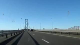 Driving over the Forth road bridge [upl. by Middle]