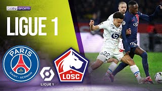 PSG vs Lille  LIGUE 1 HIGHLIGHTS  021024  beIN SPORTS USA [upl. by Keviv]