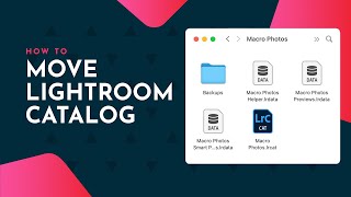 Move Lightroom catalog to new computer or external harddrive [upl. by Hsivat]