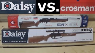 Daisy Powerline Or Crosman Pumpmaster Which Is The Best [upl. by Lyrehc]