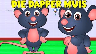 Die Dapper Muis  Afrikaans Kinderliedjies  Kleuterskool liedjies  The Brave Mouse Afrikaans Rhyme [upl. by Sackey]