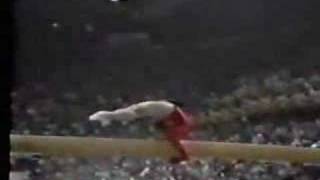 Olga Korbut  1976 Olympics EF  Balance Beam [upl. by Knight]