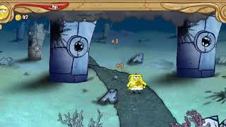 Spongebob Squarepants Spongebob And The Clash Of Triton Flash Game Gameplay [upl. by Krissie]