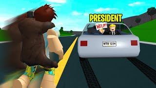 I Saved The Bloxburg President Roblox [upl. by Quartana]