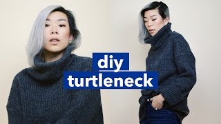 DIY Turtleneck  WITHWENDY [upl. by Enobe]