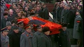 HD Soviet Leader Leonid Brezhnev Funeral Похороны Брежнева [upl. by Keith899]