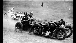 Motorcycle Chariot Race 1920s 1940s [upl. by Kassie]