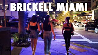 Downtown MIAMI Brickell at Night  Best Nightlife in South Florida【4K】 [upl. by Bourne]