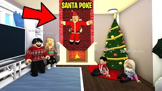 I Pretended To Be SANTA On Bloxburg To Surprise People They FREAKED Out Roblox [upl. by Merta669]