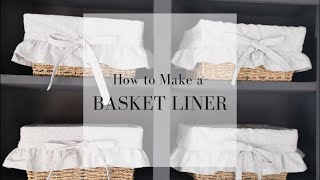 How to Make a Basket Liner [upl. by Atteuqnas541]