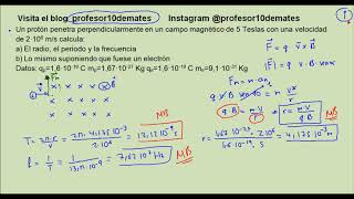 Campo Magnético 2 bachillerato ejercicios resueltos [upl. by Burg]