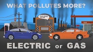 EV or Gas What Pollutes More [upl. by Ayhtin668]