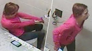 Handcuffed Woman Escapes Custody in Wisconsin Police Station [upl. by Brodeur]