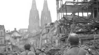 US 3rd Armored Division in Cologne World War II [upl. by Naugan]