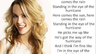 Hurricane Bridgit Mendler  Lyrics [upl. by Hanafee870]