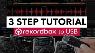 How to Export to USB from Rekordbox  3 Step Tutorial [upl. by Harcourt]