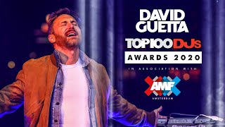 David Guetta  AMF Presents Top 100 DJs Awards 2020 [upl. by Lewellen90]