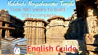 Halebidu hoysaleswara temple full tour in English with Guide  Hoysala Temples  Karnataka [upl. by Zinah29]