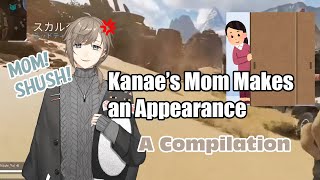 ENG SUB A Compilation of Kanaes Mom Interrupting his Stream Nijisanji [upl. by Milman]