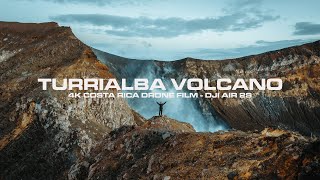 Turrialba Volcano Costa Rica 4K Drone Cinematic Nature Music Video  Sunrise Hike Above the Clouds [upl. by Hgielime]