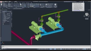 AutoCAD MEP Pumping and piping [upl. by Enohpets]