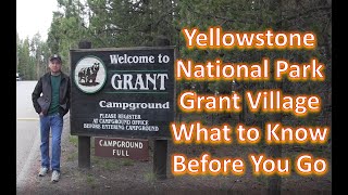 Yellowstone National Park  Grant Village Campground Review [upl. by Russell622]