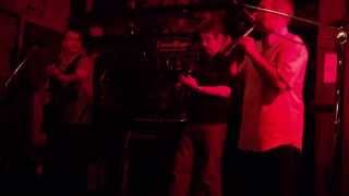 Traditional Irish Band with tin whistler  Fibber Magees Belfast 5292012 [upl. by Fattal]