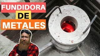 Horno Para Fundir Metales Casero [upl. by Brinkema132]