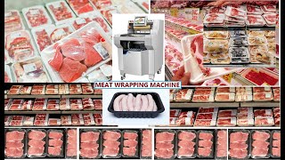 Meat Packing Machine  Meat Retail Packaging Solution  Meat Wrapping machine [upl. by Torbart]